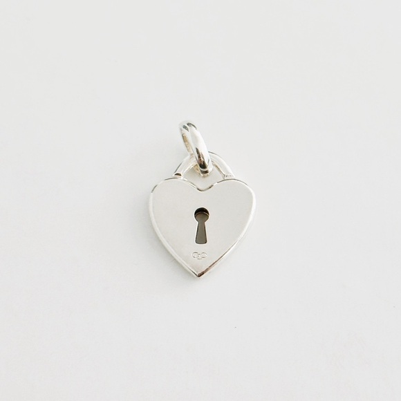 Retired, Links of London - Sterling Silver Heart Lock Charm - Picture 3 of 8